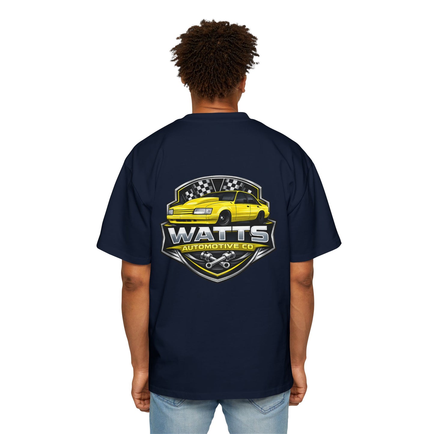 Watts automotive - Men’s Heavy Oversized T-Shirt