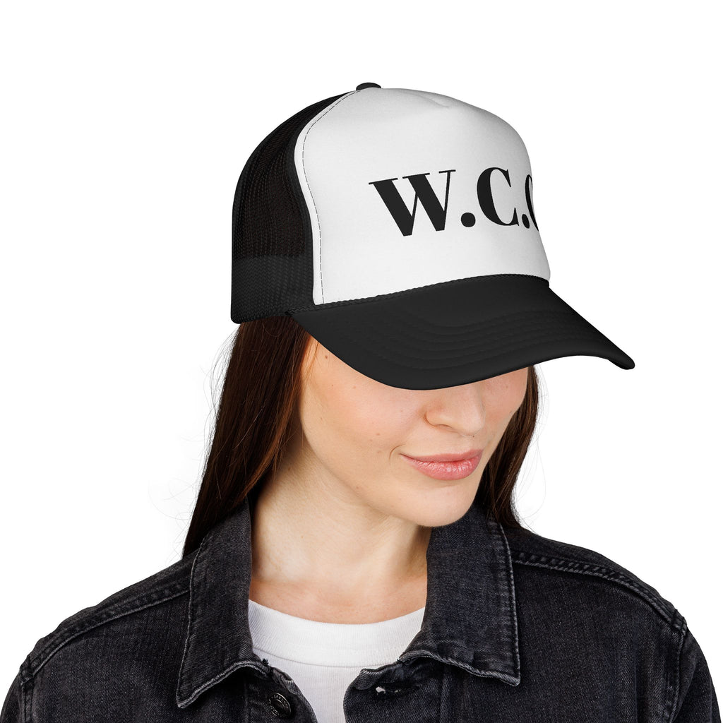 Stylish W.C.C Trucker Caps for Casual Wear, Outdoor Events, Gifts for Friends, Summer Festivals, Road Trips, Unique Accessories