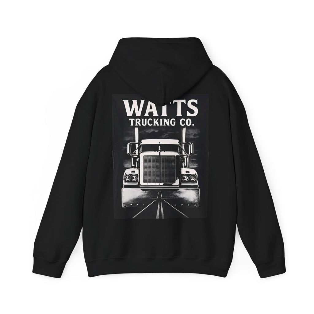 Classic Unisex Hoodie with Trucking Design, Perfect for Truck Drivers, Casual Wear, Gift for Him/Her, Outdoor Activities, Cozy Comfort