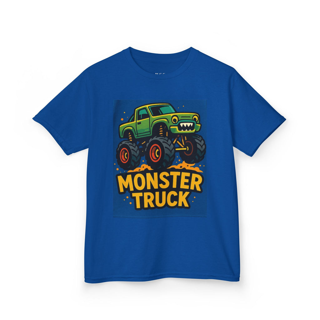 Monster Truck Kids Tee - Fun Childrens Shirt, Birthday Gift, Playtime Apparel, Outdoor Adventure Top, Cartoon Vehicle Tee