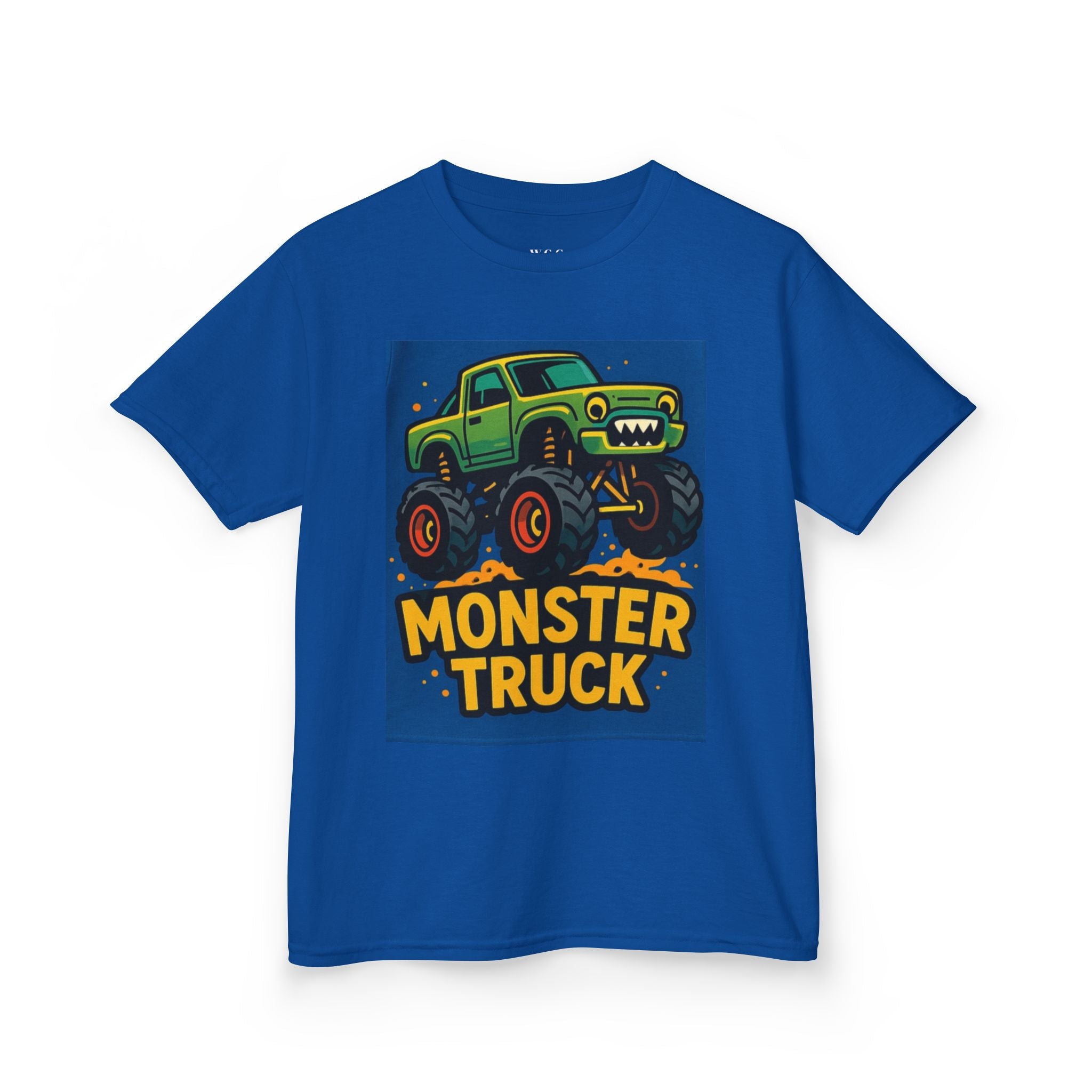 Monster Truck Kids Tee - Fun Childrens Shirt, Birthday Gift, Playtime Apparel, Outdoor Adventure Top, Cartoon Vehicle Tee