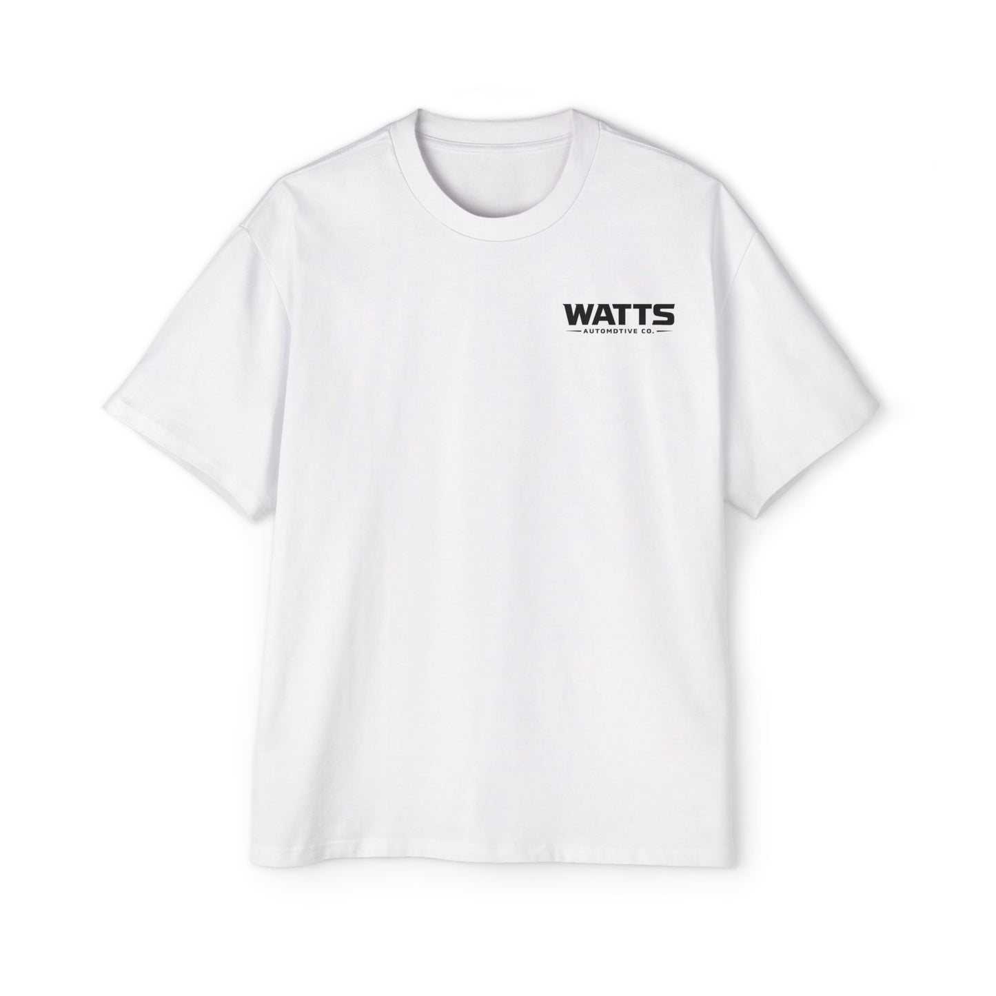 Watts Automotive Co Mens Heavy Oversized T-Shirt
