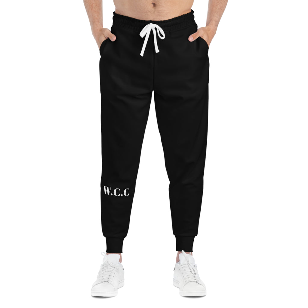 Stylish Athletic Joggers with W.C.C. - Perfect for Fitness, Casual Wear, Lounge, Gift Idea, Sportswear, Everyday Comfort