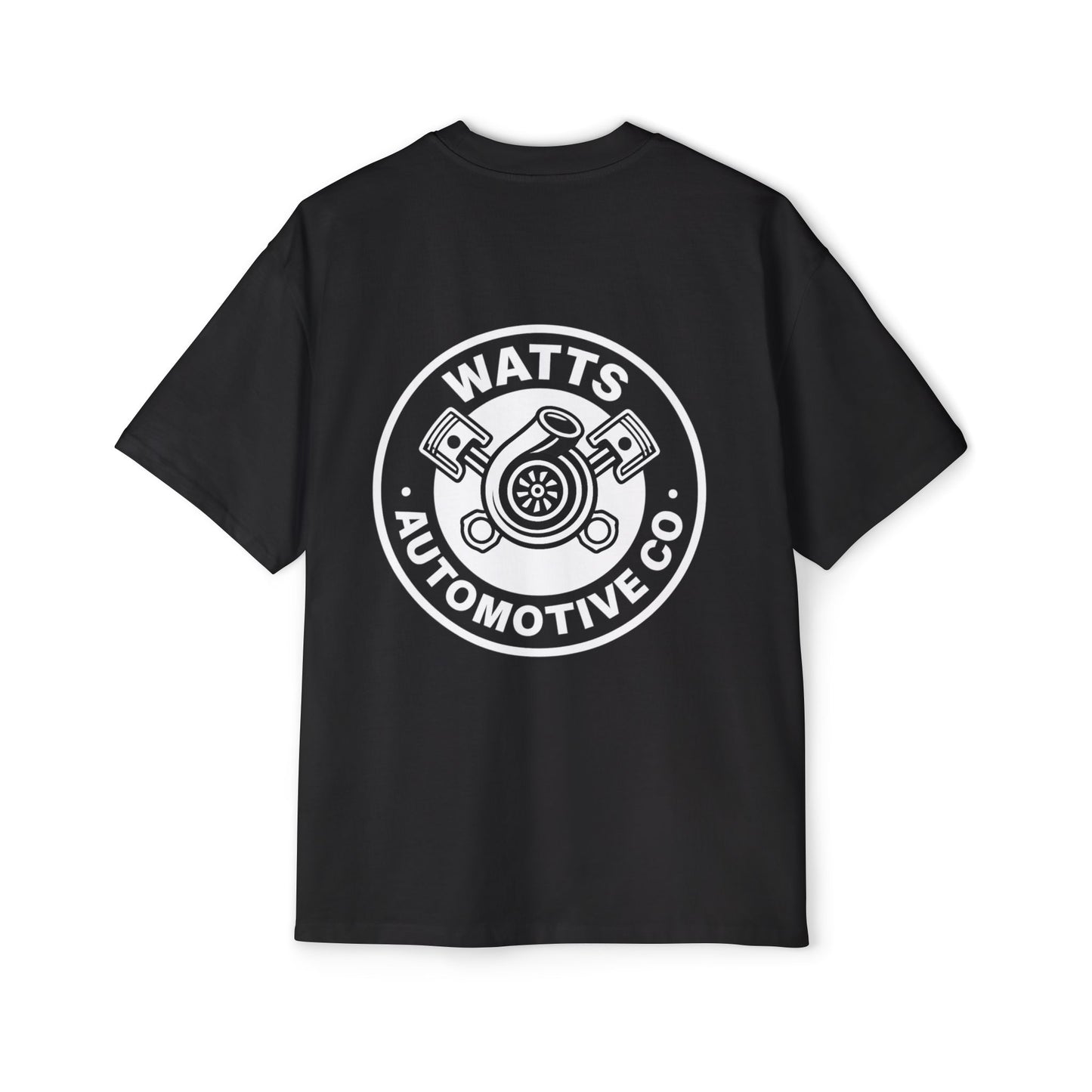 Watts Automotive Co Mens Heavy Oversized T-Shirt