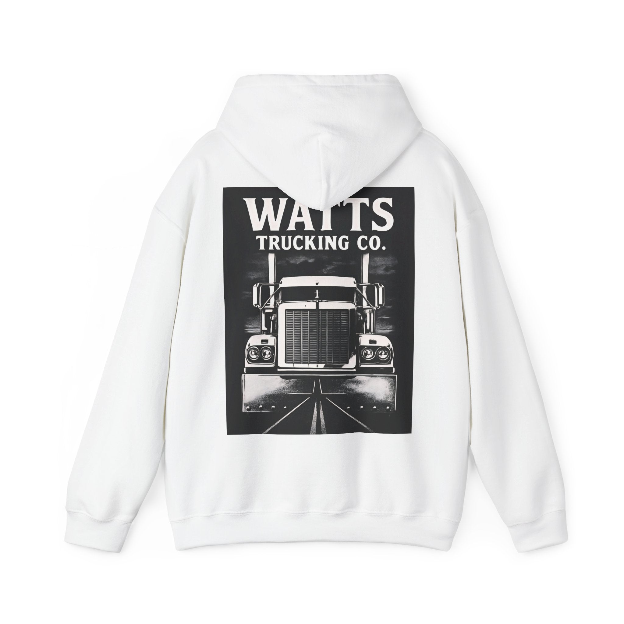 Classic Unisex Hoodie with Trucking Design, Perfect for Truck Drivers, Casual Wear, Gift for Him/Her, Outdoor Activities, Cozy Comfort