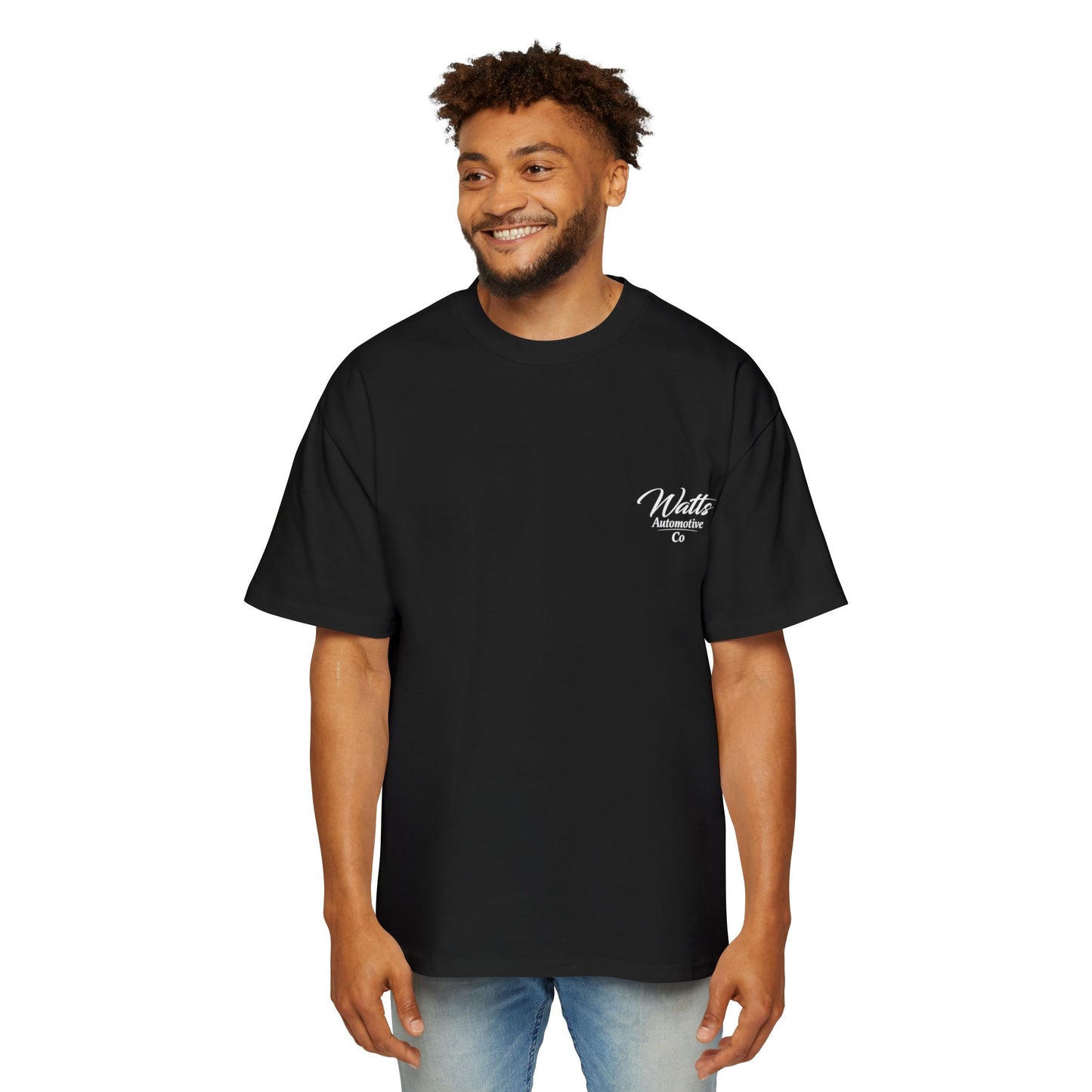 Watts automotive - Men’s Heavy Oversized T-Shirt