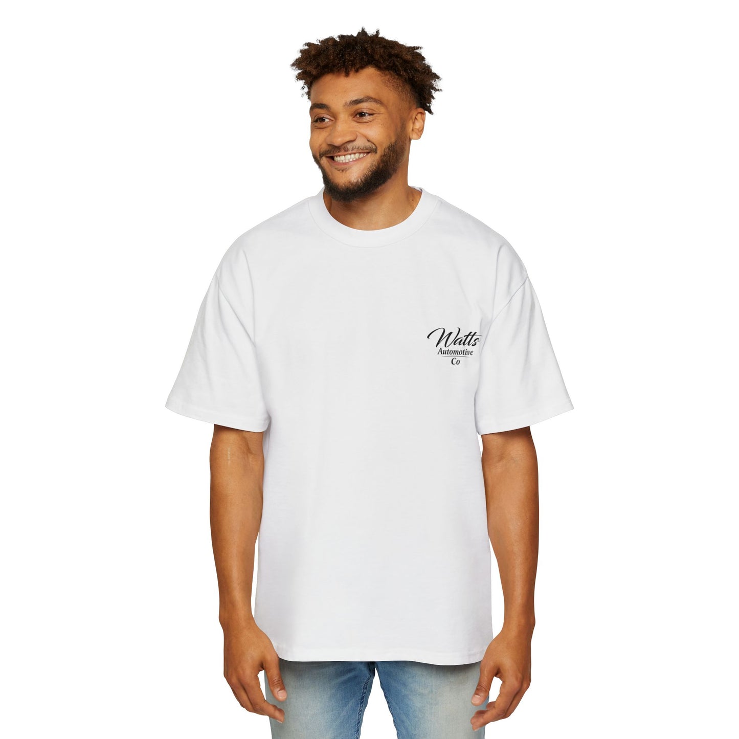 Watts automotive - Men’s Heavy Oversized T-Shirt