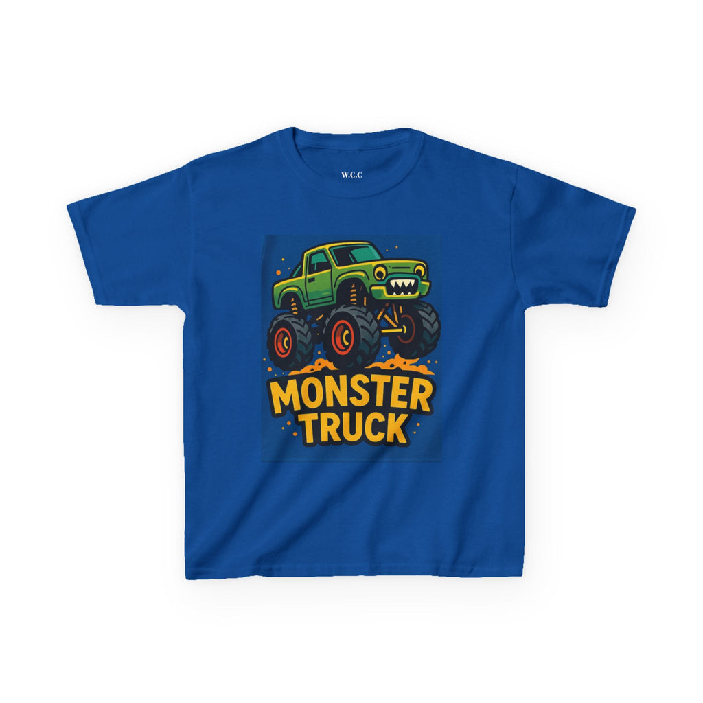 Monster Truck Kids Tee - Fun Childrens Shirt, Birthday Gift, Playtime Apparel, Outdoor Adventure Top, Cartoon Vehicle Tee