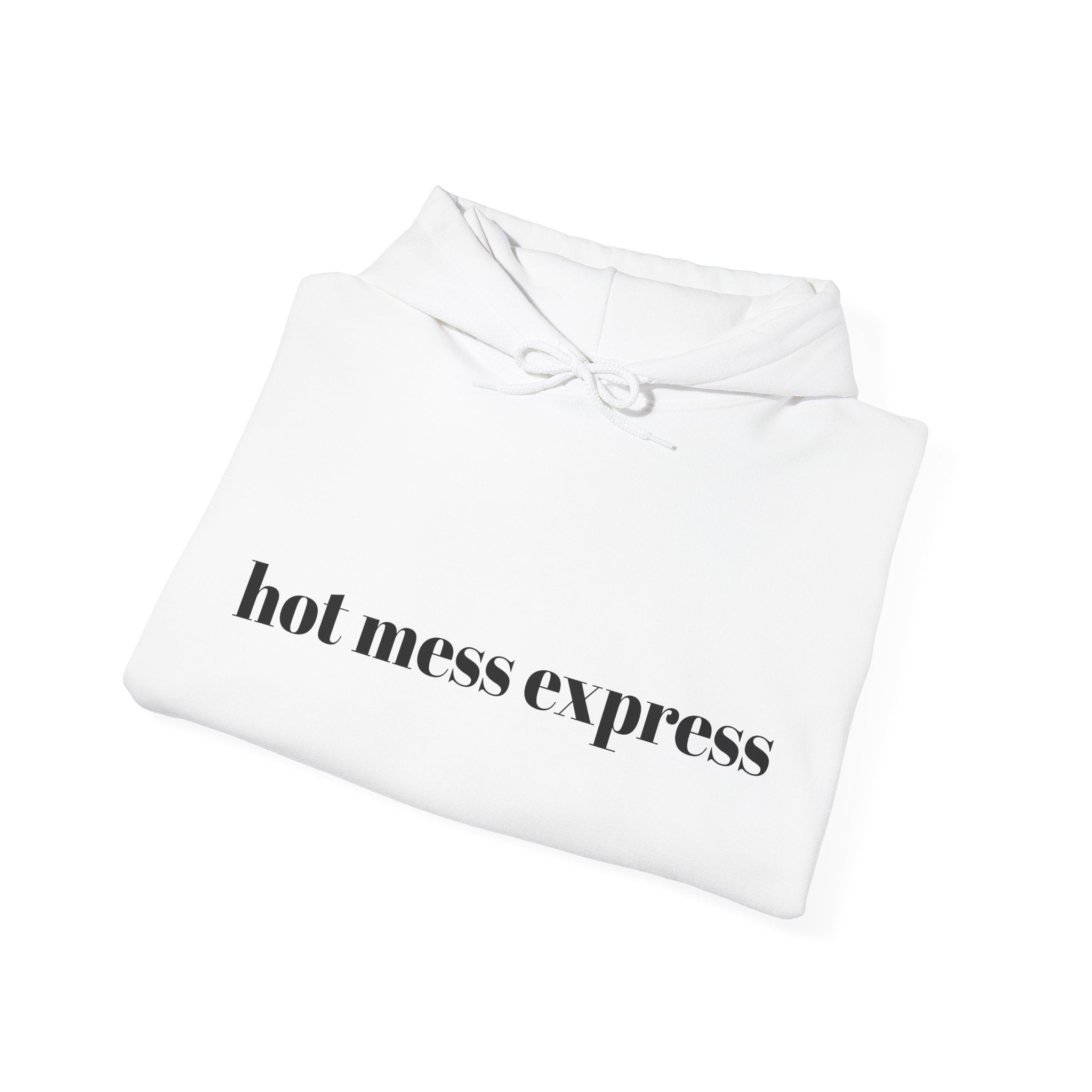Hot Mess Express Hoodie - Perfect for Cozy Days, Gifts, and Celebrations, Unisex Pullover Sweatshirt, Casual Fashion, Everyday Comfort