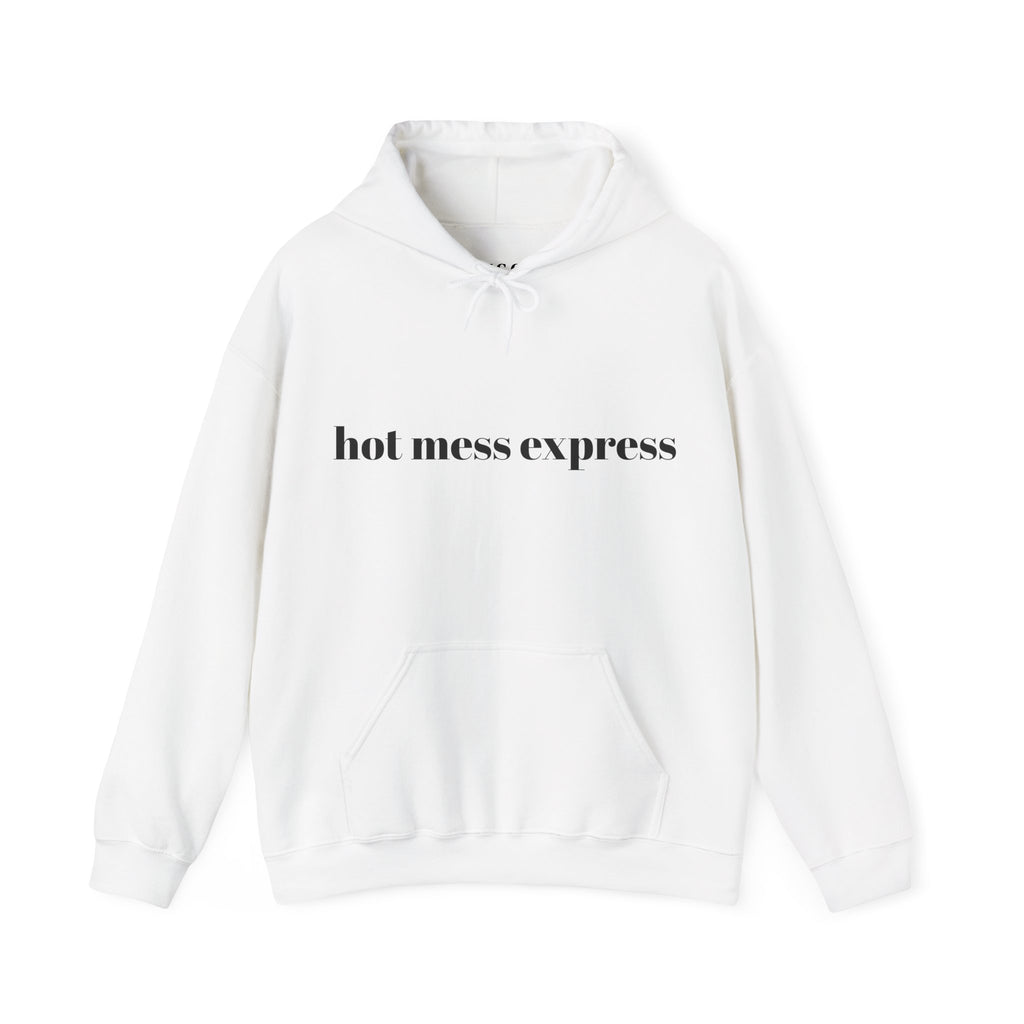 Hot Mess Express Hoodie - Perfect for Cozy Days, Gifts, and Celebrations, Unisex Pullover Sweatshirt, Casual Fashion, Everyday Comfort