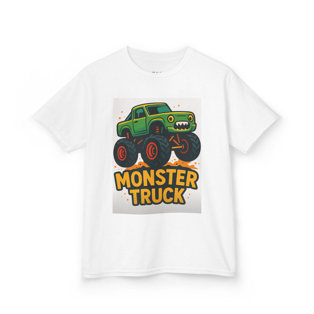 Monster Truck Kids Tee - Fun Childrens Shirt, Birthday Gift, Playtime Apparel, Outdoor Adventure Top, Cartoon Vehicle Tee