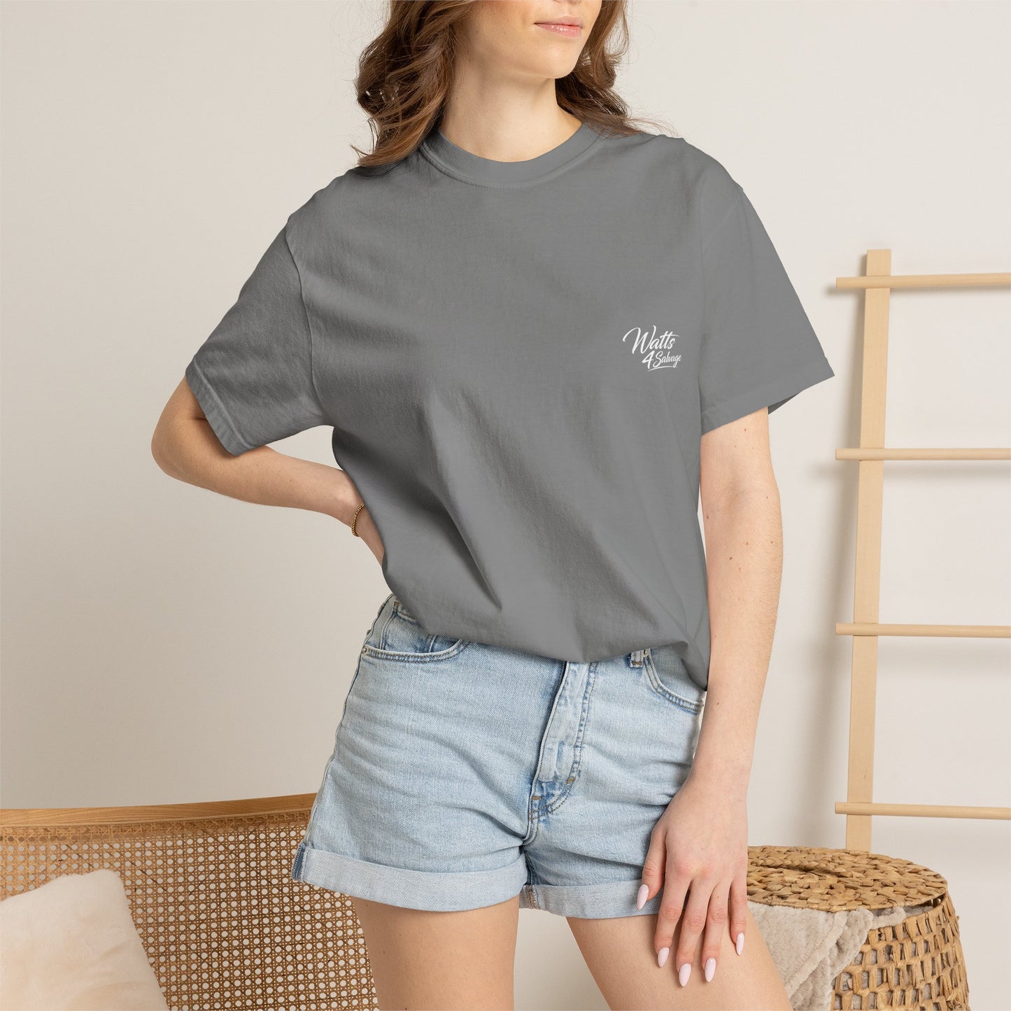 Watts4salvage medium weight T shirt