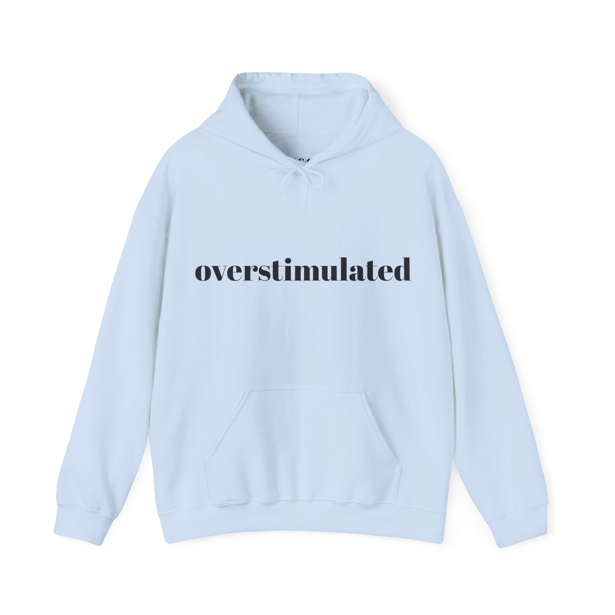 Overstimulated Unisex Heavy Blend Hoodie - Cozy Sweatshirt for Relaxation, Gift for Mental Health Awareness, Chill Days, Streetwear, [...]