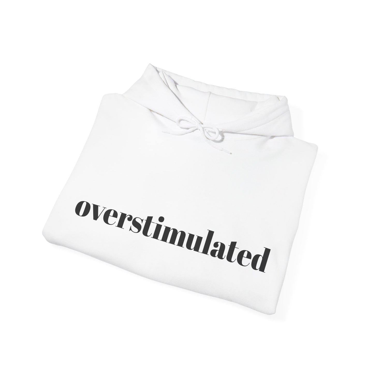 Overstimulated Unisex Heavy Blend Hoodie - Cozy Sweatshirt for Relaxation, Gift for Mental Health Awareness, Chill Days, Streetwear, [...]