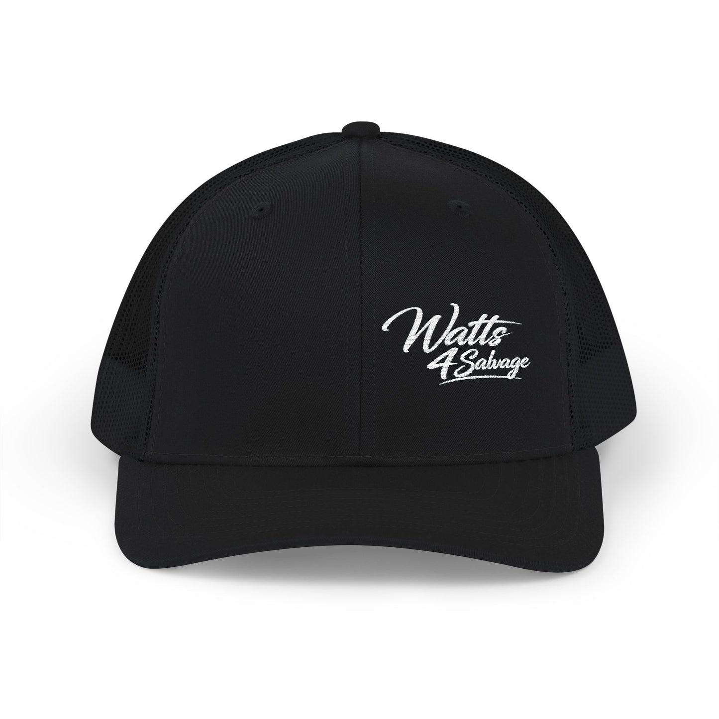 Watts4salvage Embroidered Trucker Snapback Cap