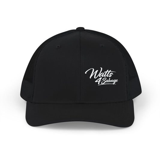 Watts4salvage Embroidered Trucker Snapback Cap