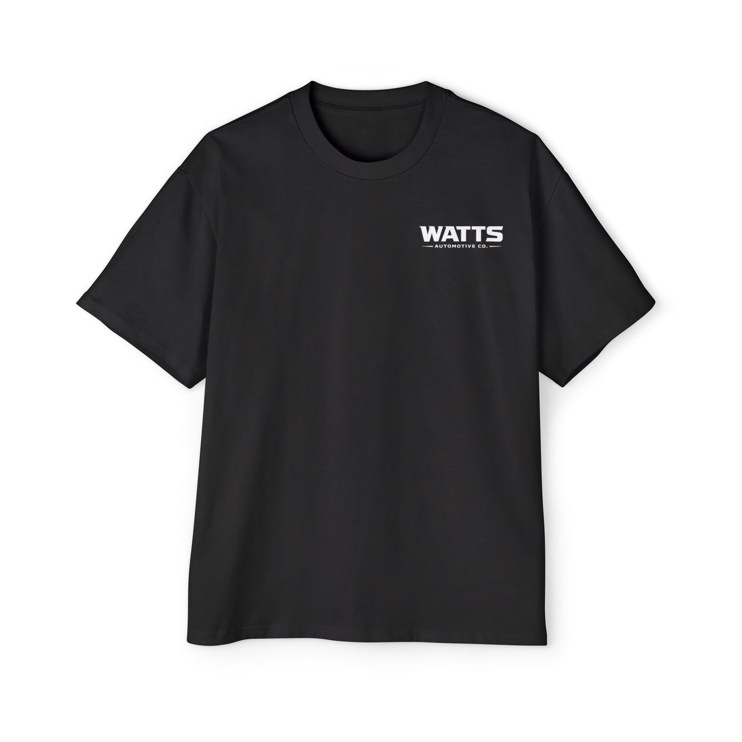 Watts Automotive Co Mens Heavy Oversized T-Shirt
