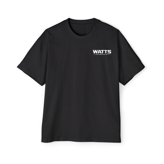Watts Automotive Co Mens Heavy Oversized T-Shirt