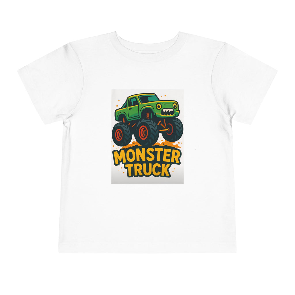Monster Truck Toddler Tee, Fun Kids Shirt, Birthday Gift, Party Outfits, Summer Wear, Playtime Apparel