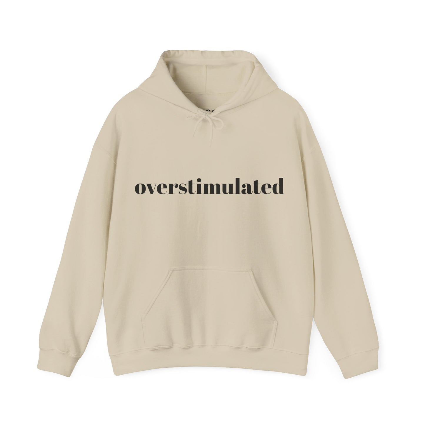 Overstimulated Unisex Heavy Blend Hoodie - Cozy Sweatshirt for Relaxation, Gift for Mental Health Awareness, Chill Days, Streetwear, [...]
