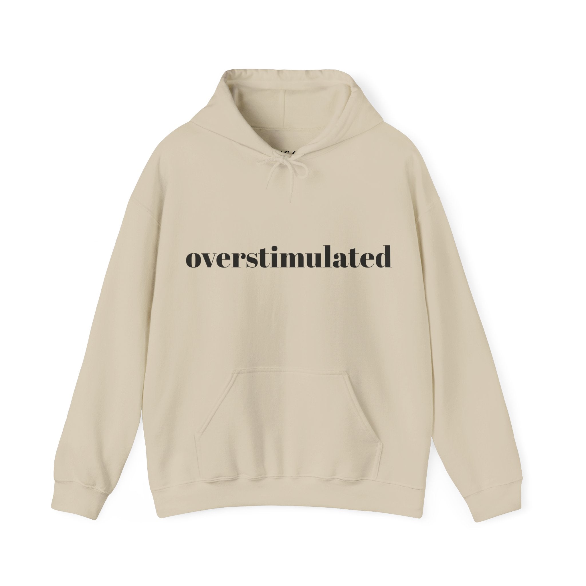 Overstimulated Unisex Heavy Blend Hoodie - Cozy Sweatshirt for Relaxation, Gift for Mental Health Awareness, Chill Days, Streetwear, [...]