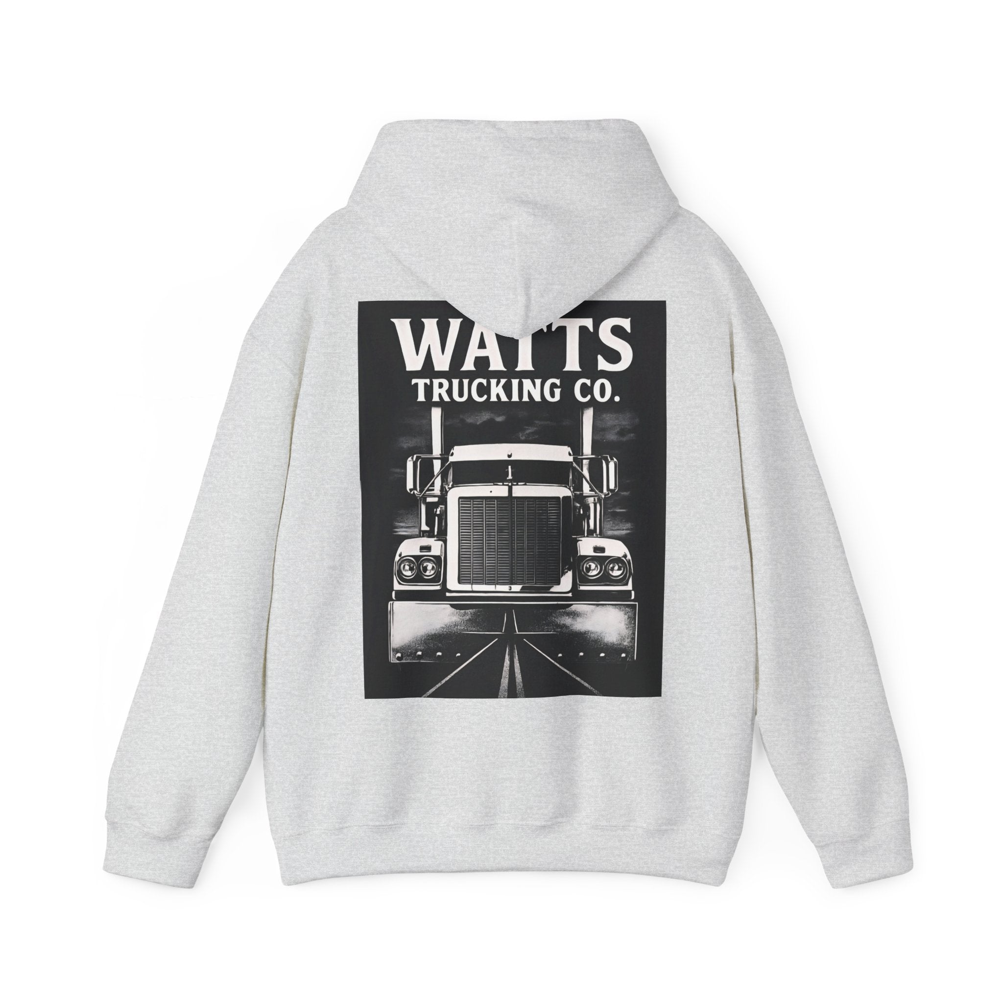 Classic Unisex Hoodie with Trucking Design, Perfect for Truck Drivers, Casual Wear, Gift for Him/Her, Outdoor Activities, Cozy Comfort