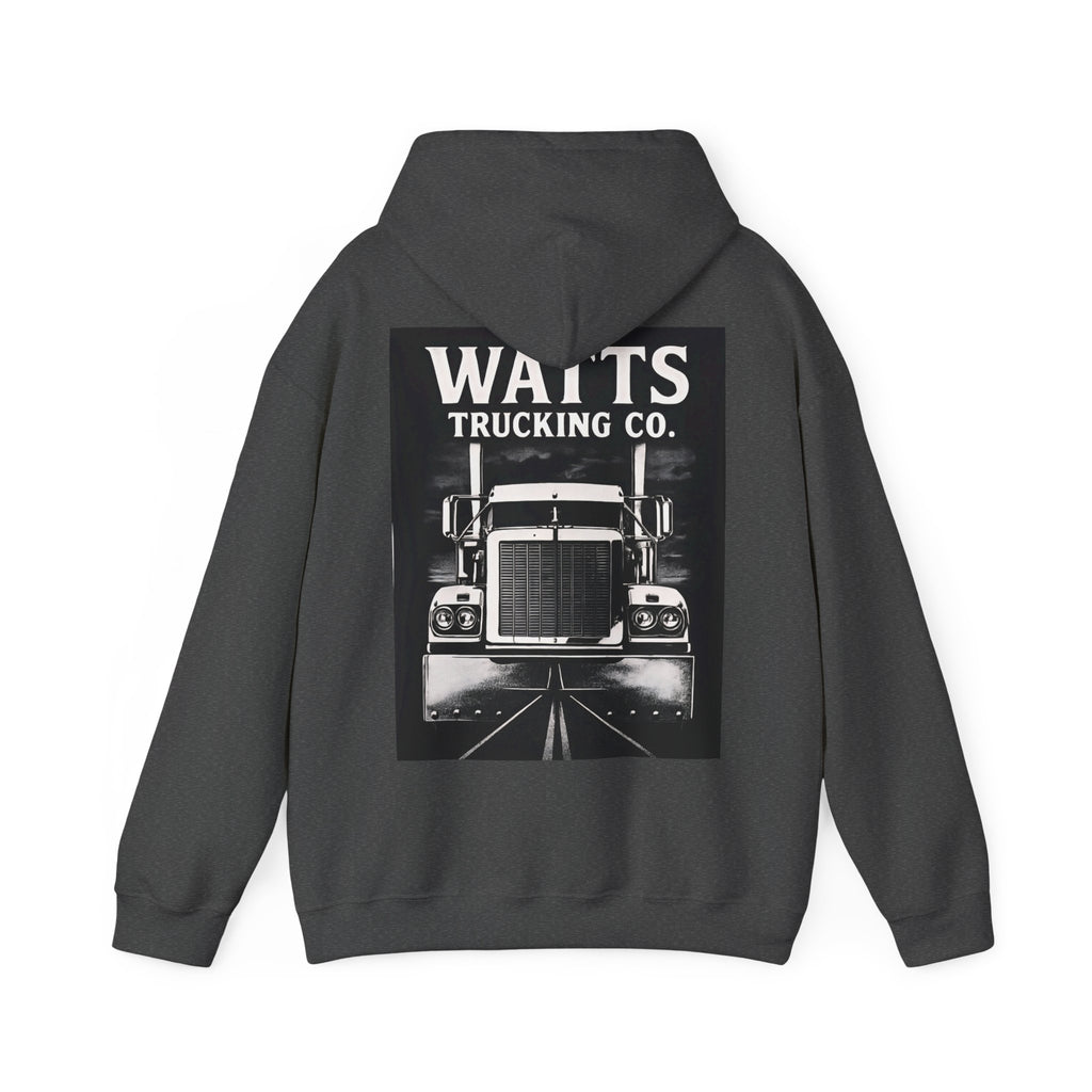 Classic Unisex Hoodie with Trucking Design, Perfect for Truck Drivers, Casual Wear, Gift for Him/Her, Outdoor Activities, Cozy Comfort