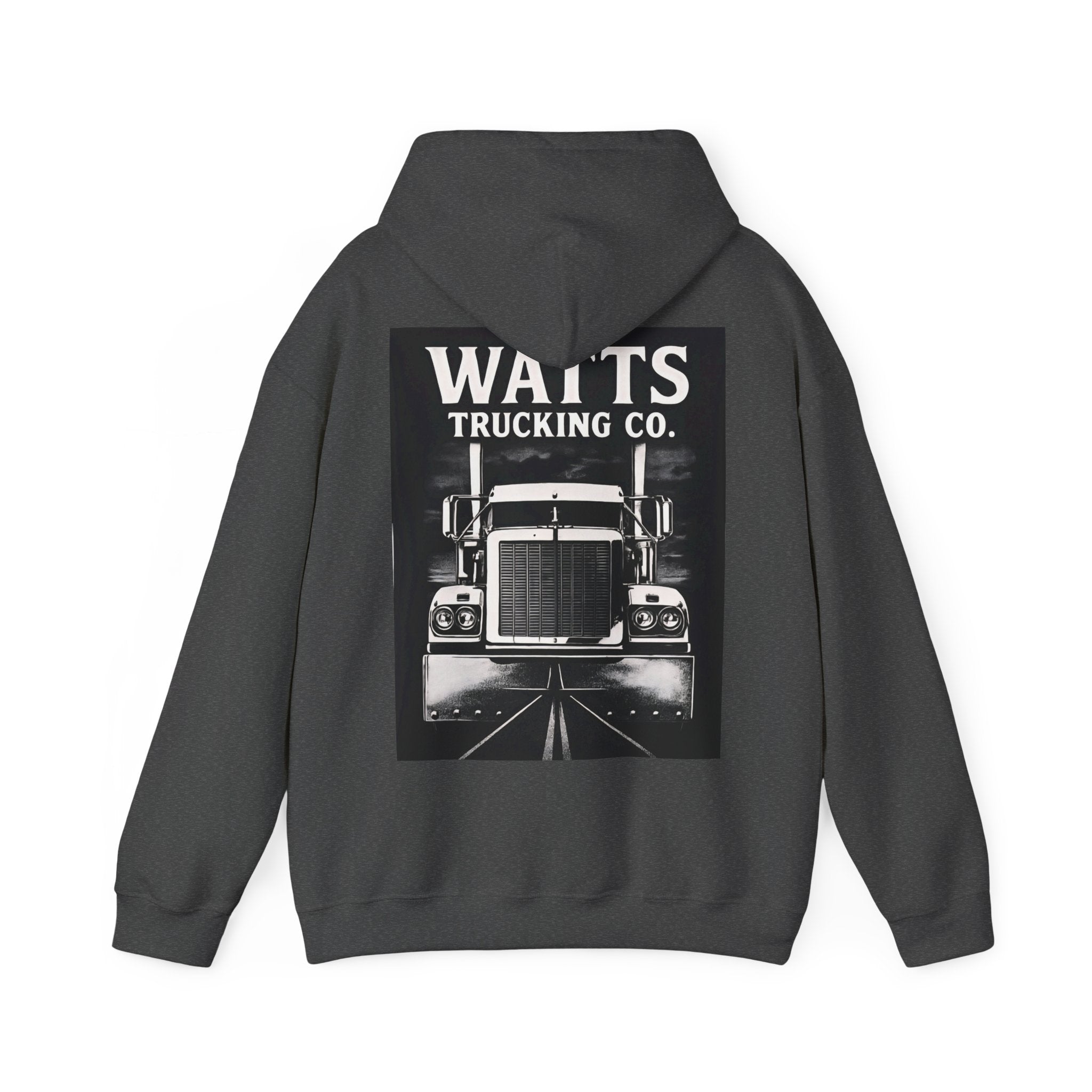 Classic Unisex Hoodie with Trucking Design, Perfect for Truck Drivers, Casual Wear, Gift for Him/Her, Outdoor Activities, Cozy Comfort