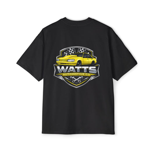 Watts automotive - Men’s Heavy Oversized T-Shirt