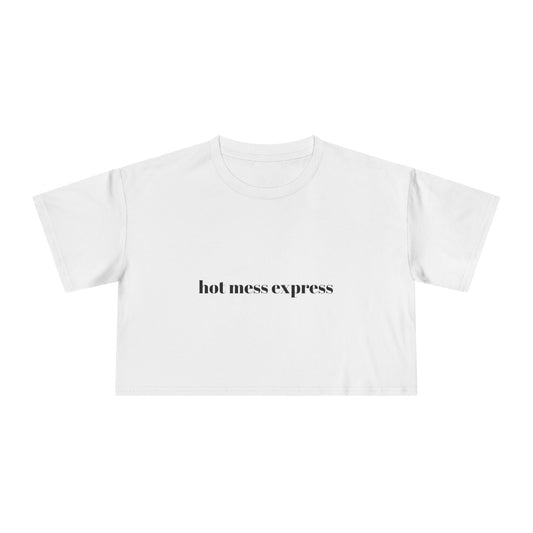 Hot Mess Express Women's Crop Tee
