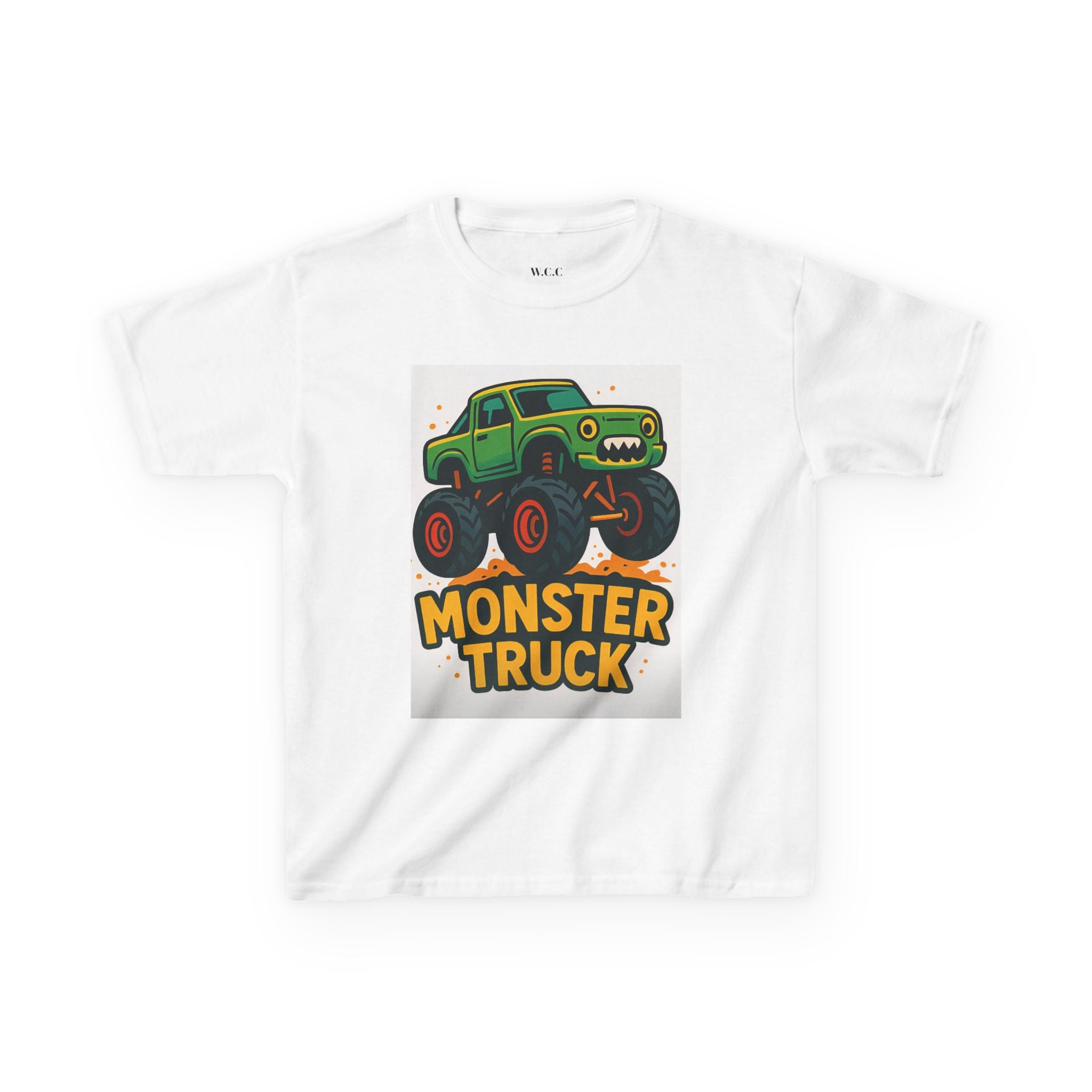 Monster Truck Kids Tee - Fun Childrens Shirt, Birthday Gift, Playtime Apparel, Outdoor Adventure Top, Cartoon Vehicle Tee