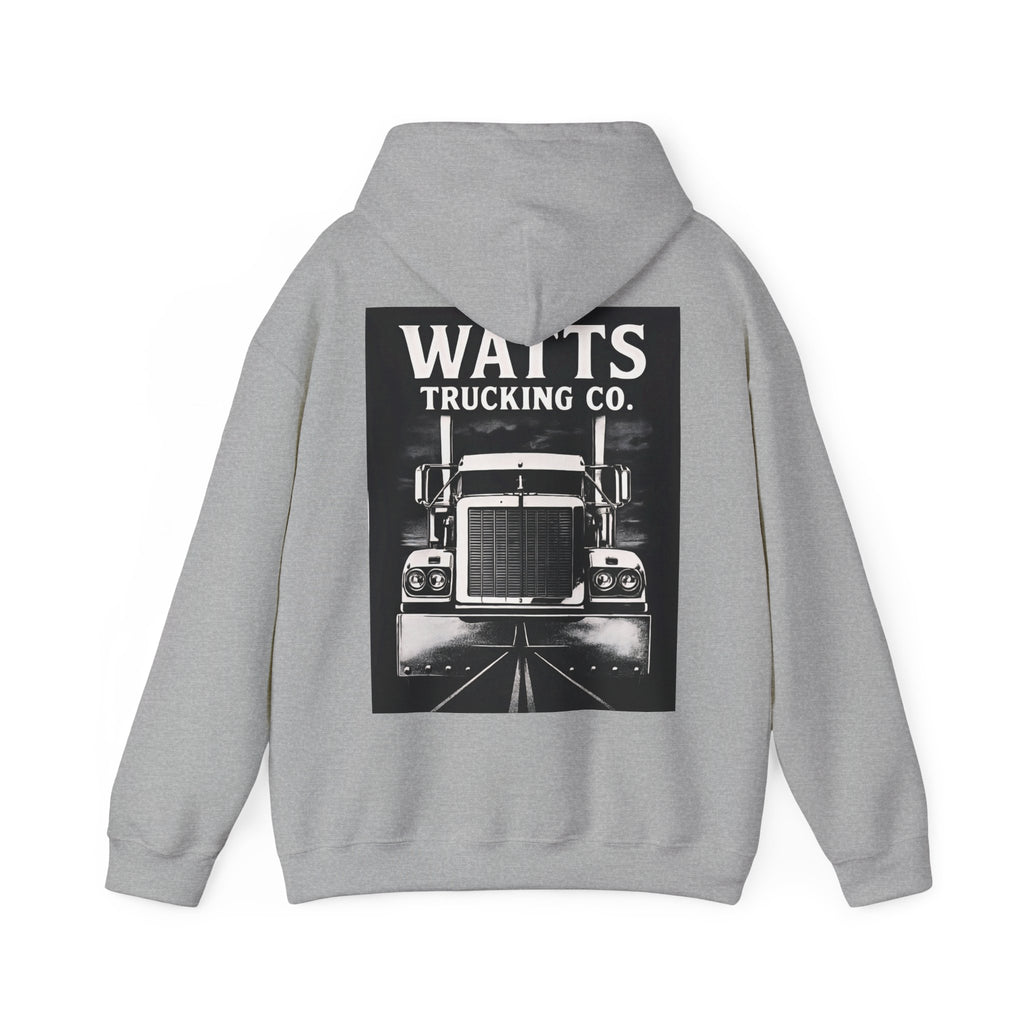 Classic Unisex Hoodie with Trucking Design, Perfect for Truck Drivers, Casual Wear, Gift for Him/Her, Outdoor Activities, Cozy Comfort